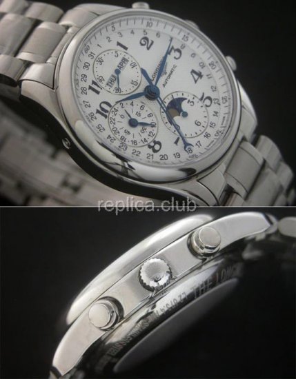 Master Collection Chronographe Longines Phase de lune Replica Watch suisse