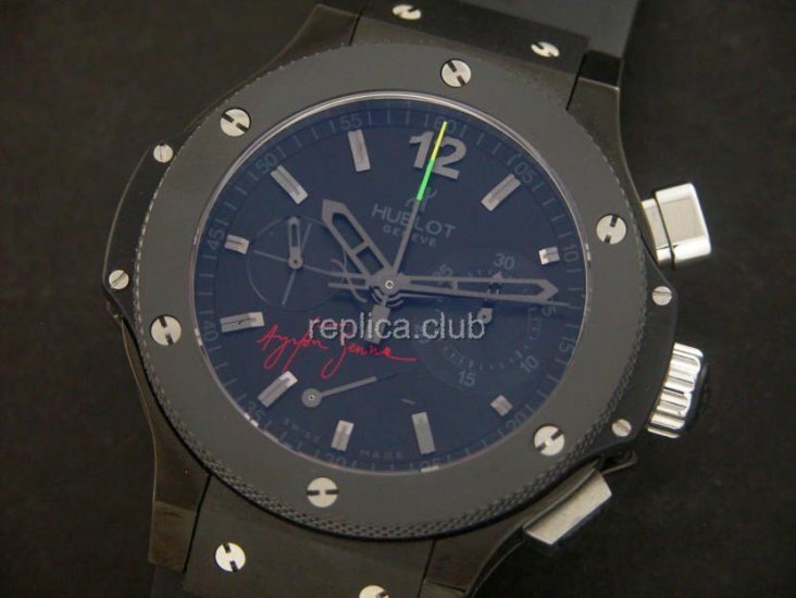 Ayrton Senna Hublot Big Bang Chronographe Edition Limitée Replica Watch suisse