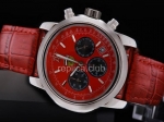Réplique Ferrari Montre chronographe de travail Mouvement Quartz Rouge cadran et bracelet - BWS0358