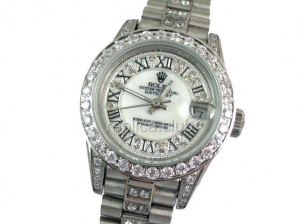 Rolex Oyster Mesdames DateJust Perpetual Montre Swiss Replica #10