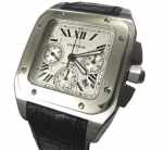 Cartier Santos 100 Chronograph Replica Watch suisse #1