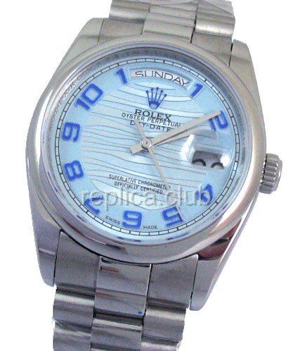 Oyster Perpetual Day-Rolex Date Replica Watch suisse #5