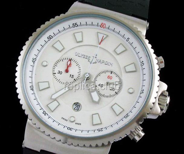 Editions Ulysse Nardin Maxi Limited sceau bleu marine Replica Watch Chronograph #2
