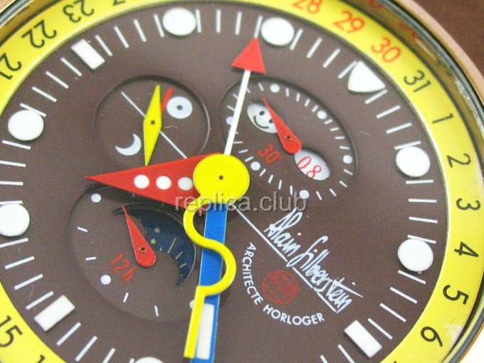 Alain Silberstein Klassik Krono Bauhaus Replica Watch