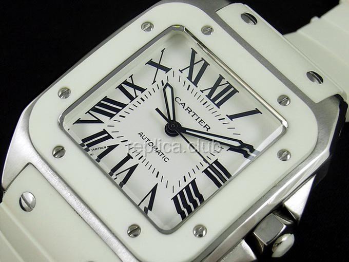 Cartier Santos 100 Mens Swiss Replica Watch #2