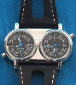 Due Cartier Quarzo Time Zones Replica Watch #2