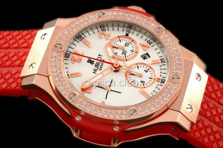 Hublot Big Bang Valentine Diamonds Chronograph svizzeri replica