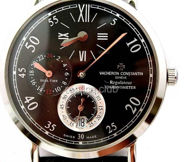 Vacheron Constantin Malte Dual Time Manuel Winding Replica Watch #1