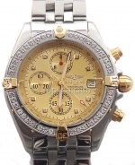 Breitling Chronomat Evolution Diamonds Chronograph Watch Replica
