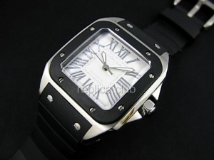 Cartier Santos 100 Mens Repliche orologi svizzeri #4