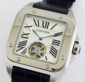 Cartier Santos 100 Tourbillon Watch Replica #1