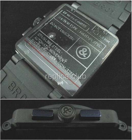 Bell e Ross Instrument BR01-94 Cronografo Swiss MOVMENT Replica Watch #2