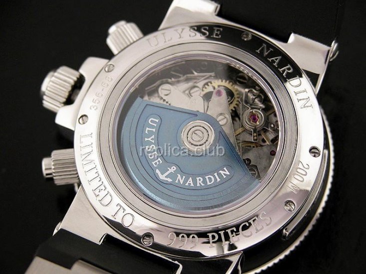 Ulysse Nardin Marine Chronograph svizzeri replica #4