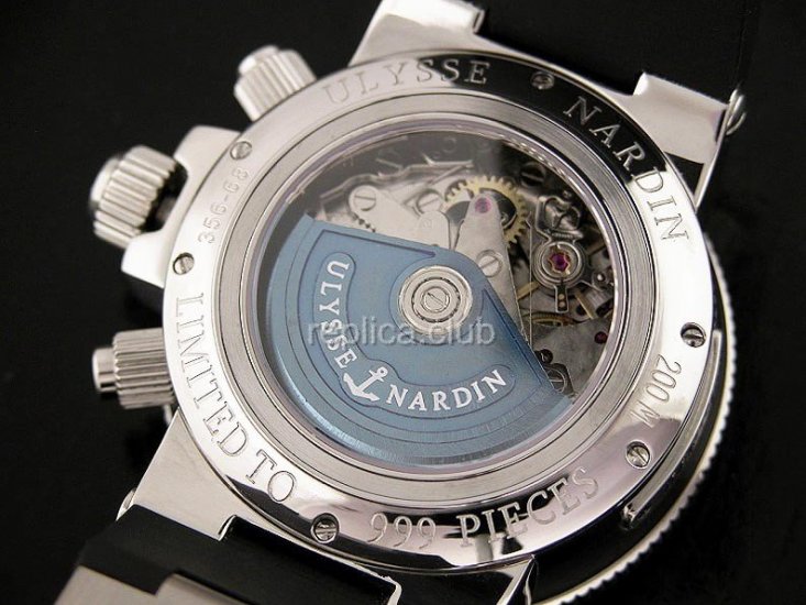 Ulysse Nardin Marine Chronograph svizzeri replica #3