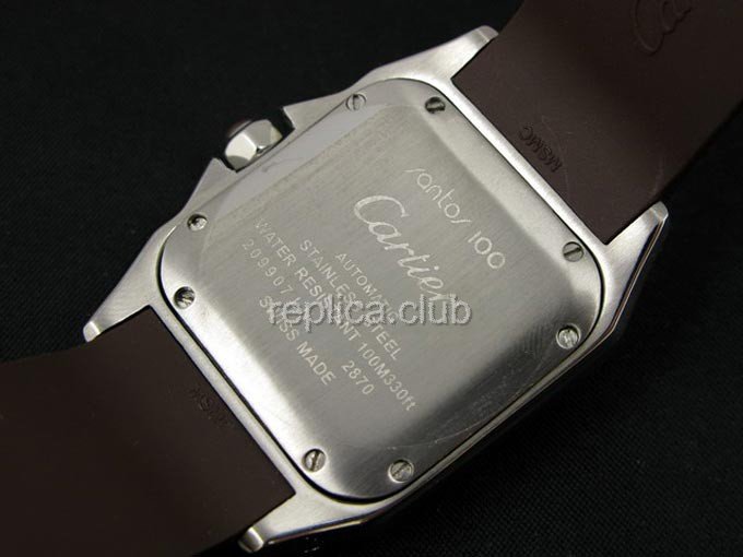 Cartier Santos 100 Mens Repliche orologi svizzeri #3