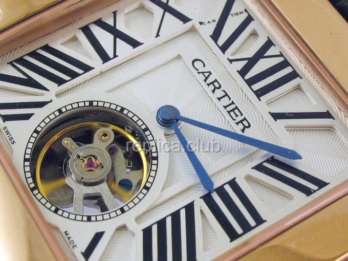 Cartier Santos 100 Tourbillon Watch Replica #2