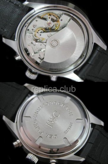 IWCのFliegerクロノグラフ。スイス時計のレプリカ
