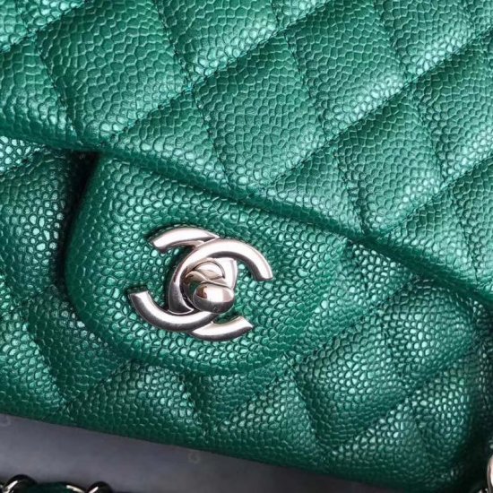 Chanel Classic Double Flap Bag – Caviar & Medium & Green