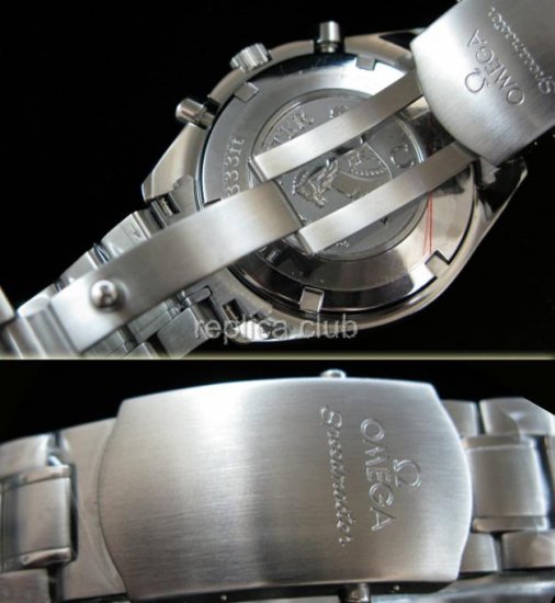 Omega Speedmaster Date Chronograph Swiss Replica Watch #3
