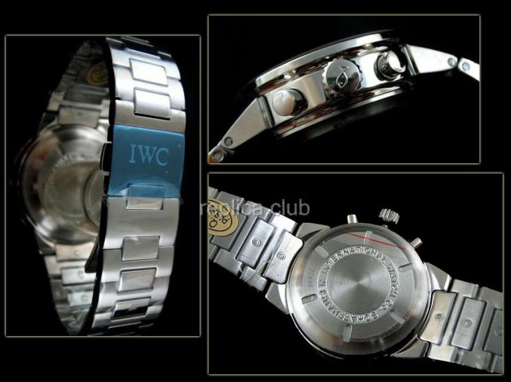 IWC Ratrapante GST Chrono fração de segundo Swiss Replica Watch #2