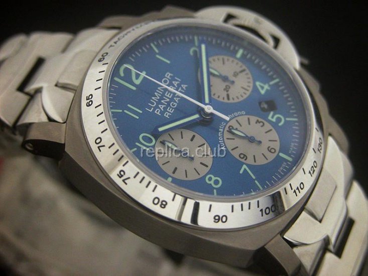 Officine Panerai Luminor PAM168 Chronograph Regetta Swiss Replica Watch