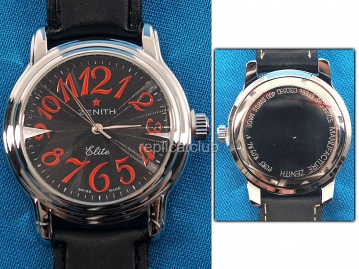 Star Zenith El Primero réplica Steel Watch #1