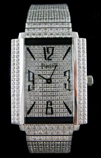 Piaget Black Tie 1967 ver todos os diamantes Swiss Replica Watch