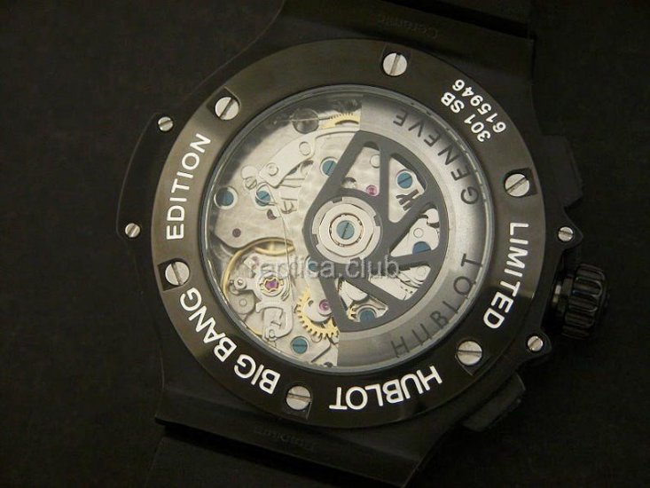 Hublot Big Bang Skeleton Automático Swiss Replica Watch #1