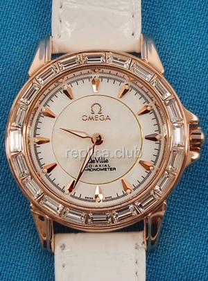 Omega De Ville Replica Watch Co-Axial Diamonds #2