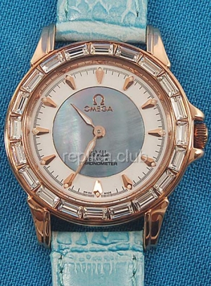 Omega De Ville Replica Watch Co-Axial Diamonds #5