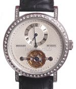 Tourbillon Breguet horas Hand Small Diamonds Replica Watch