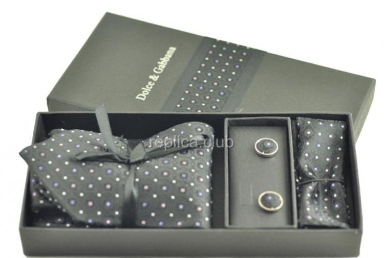 Dolce & Gabbana e abotoaduras Tie Set Replica #2