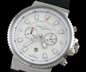 Ulysse Nardin Limited Editions Maxi selo Blue Marine Chronograph Watch Replica #2