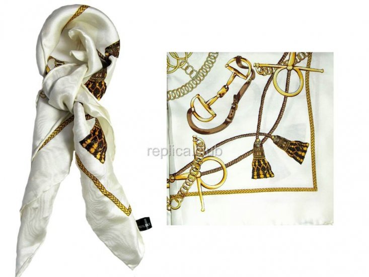 Hermes pequeno lenço de seda #10