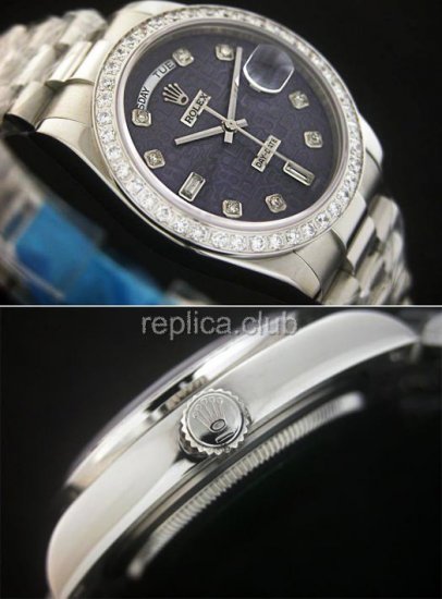 Aniversário Rolex Day-Date Swiss Replica Watch #2