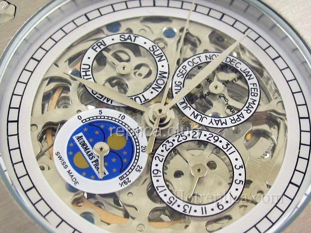 Audemars Piguet Royal Oak Perpetual Calendar Watch Replica Skeleton #2
