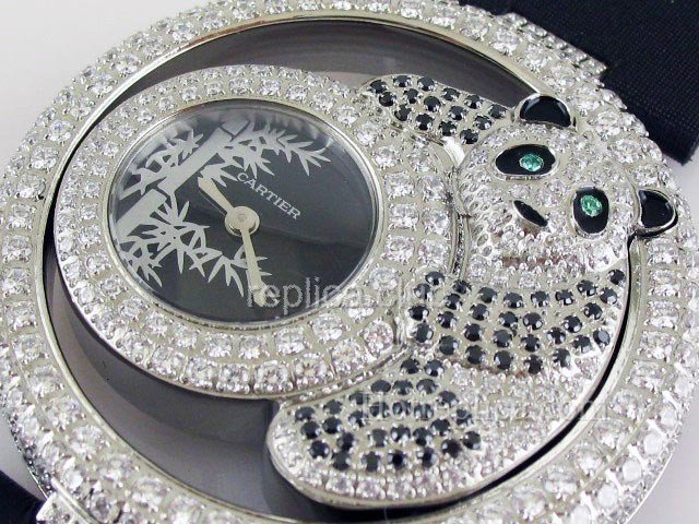 Cartier Pasha Senhoras De Diamond relógio Swiss Replica Watch