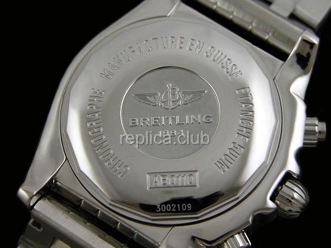Breitling Chronomat B1 suíços réplica de carbono #1