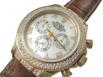 Алмазы Rolex Daytona Swiss Watch реплики #2