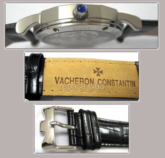 Vacheron Константин Алмазы Skeleton Swiss Watch реплики