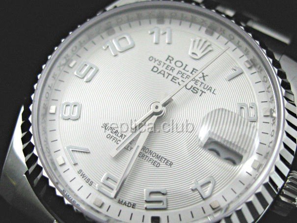 Ойстер Rolex Perpetual Дамы DateJust Swiss Watch реплики #17