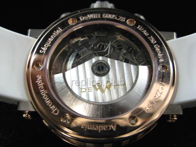 ДеВитт Академии Chronograph Swiss Watch реплики #2