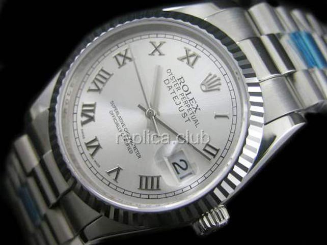 Ойстер Rolex Perpetual DateJust Swiss Watch реплики #7