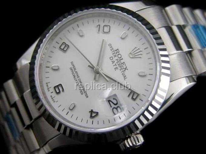 Ойстер Rolex Perpetual DateJust Swiss Watch реплики #8