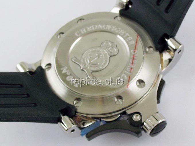 Грэм негабаритных Chronofighter классические часы Реплика Хронограф #3