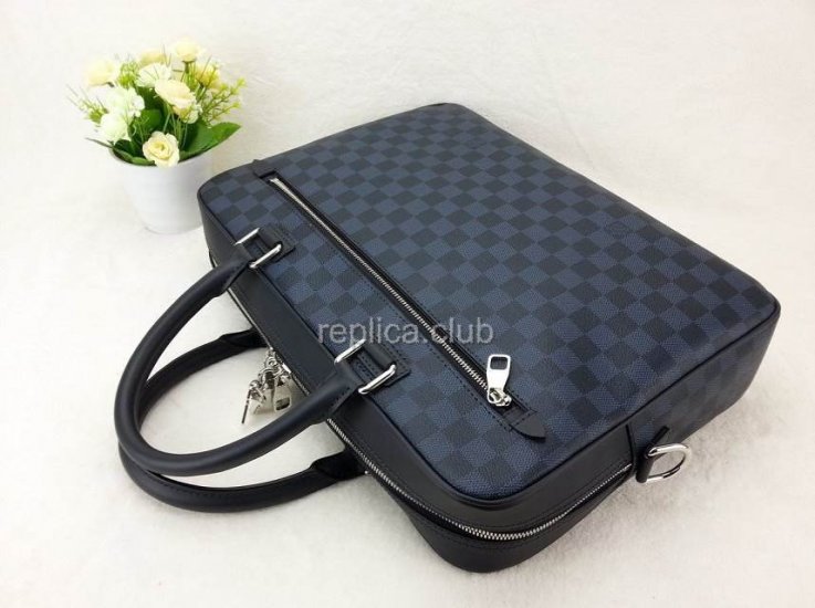 Louis Vuitton-Aktentasche N41347 Damier COBALT Handtasche Replica