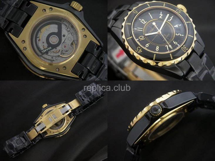 Chanel J12 Ceramic Case Und Armband Replica Watch #3