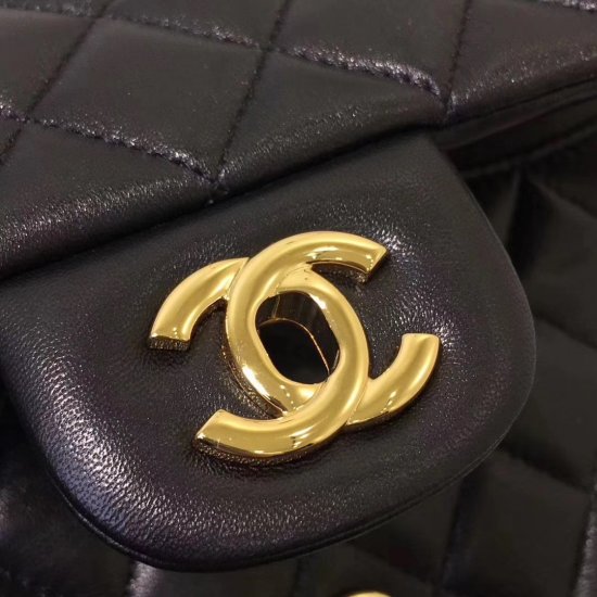 Chanel Classic Double Flap Bag – Smooth & Medium & Black