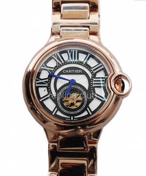 Cartier Ballon Bleu de Cartier Tourbillon Replik-Uhr #4