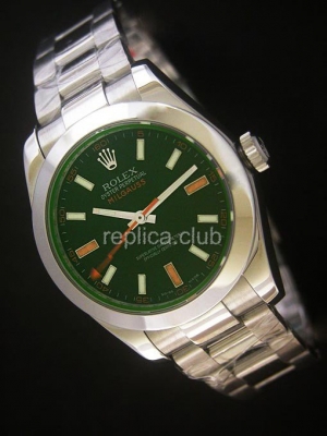 Rolex New Milguess Green Swiss Replica Watch